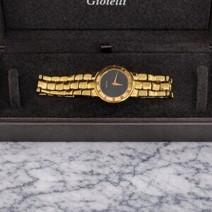 Vintage Gucci 18K Gold Plated Watch – 3300.2.M Series – 34mm Swiss Quartz Unisex
